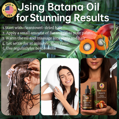 RootBloom™ 100% Pure Batana Hair Oil