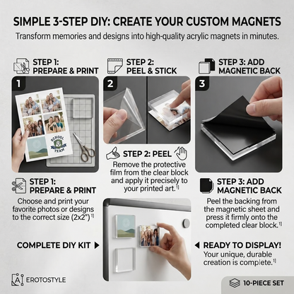 PhotoCharm™ Magnetic Photo Frames
