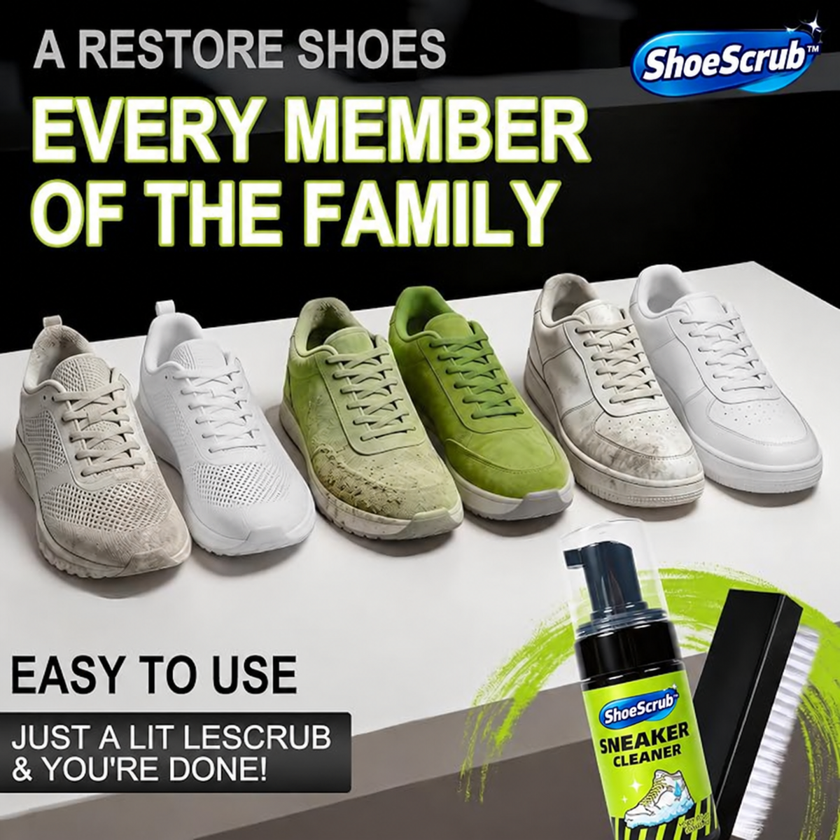 ShoeScrub™ Shoe Cleaning Kit